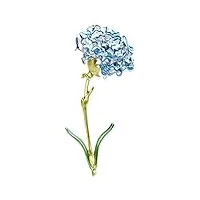 broches broche for femme bijoux fantaisie brochespink blue carnation flower broches for women alliage big Émail fleur mariages party broche pins mom's gifts corsage broche broches ( color : blau )