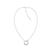 calvin klein collier pour femme collection twisted ring en acier inoxidable - 35000306