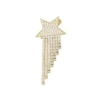 zircon tassel pins broches for femmes event party bijoux à la mode accessoires cadeau mode