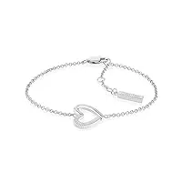 calvin klein bracelet en chaîne pour femme collection minimalistic hearts en acier inoxidable - 35000387