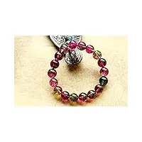 bracelet en cristal de pop-corn de pastèque bohème lady jewelry 12mm