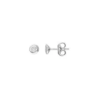 boucles d'oreilles femme - or 18 carats - diamant 0,16 carats