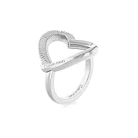 calvin klein bague pour femme collection minimalistic hearts en acier inoxidable - 35000439c