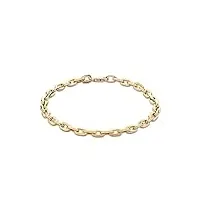 gioiello italiano - bracelet en or jaune 14 carats, or jaune 14 ct