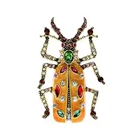 broches et pin's broches enamel bug beetle pour femmes mode d’été pin bijoux insect design accessoires