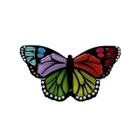 broches et pin's broches papillon acrylique pour femmes belle épingle à insectes d’été accessoires colorés