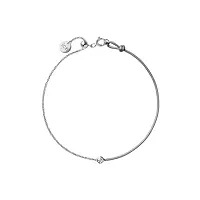 ice jewellery - diamond bracelet - half chain grey (021084)