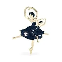 women's shawl clips adult and girl dancing brooches for women ballet dancer figure brooch pin gifts brooches for women