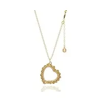 unaloe collier love en argent collier doré, composé de roses pendantes accrochées par une chaîne rolà. collier argent collier femme artisanal (or)