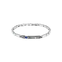 maserati bracelet homme acier, saphirs durables, collection sapphire - jm224axo03