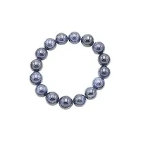 france minéraux bracelet saphir - pierres boules 12mm - 22cm, sans fermoir