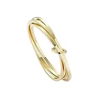 ted baker london huulia multi hoop bangle bracelet for women (gold)