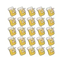 holibanna 200 pièces goupille de chope de bière à thème fournitures de fête de bière sac à dos épingles en émail broche led chope de bière chope de bière led pin boissons accessoires prix