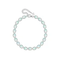jerwli bracelet opale naturelle pour femme en argent sterling blanc opale bracelet opale bijoux pour femme