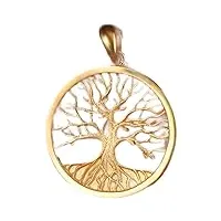 seidayee pendentif arbre de vie en or 18 carats - symbole exquis de vitalité et d’élégance (platine 950 m)