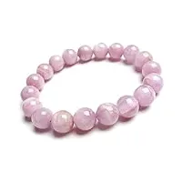 haoduoo bracelet 10mm violet oeil de chat naturel kunzite gemme cristal perle ronde bracelet aaaa
