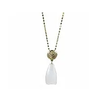 collier boucles d'oreilles pour femmes urbaines 14k magnolia doré et tianyu, 18 collier 14k pendentif