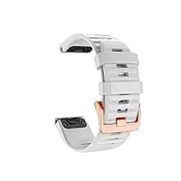 umcnvv bracelet de montre en silicone pour garmin fenix 5s 20 mm pour fenix 6s 6s pro mk2s 5s plus gps sport facile à installer bracelet à libération rapide, 20mmfenix 6s pro, agate