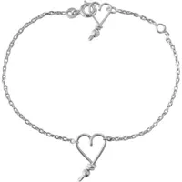 bracelet chaîne mon cœur s (argent massif 925)