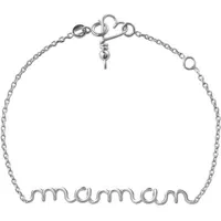 bracelet chaîne maman s (argent massif 925)