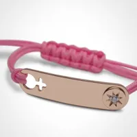 bracelet i am a star fille (or rose 750°)
