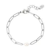 bracelet cordelia avec perle - argent
