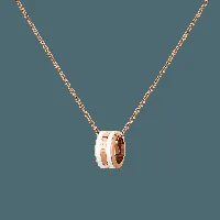 daniel wellington dw emalie necklace 45-49cm rose gold