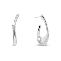 calvin klein flow boucles d'oreilles acier inoxydable 35000595 - femme - stainless steel