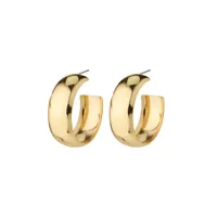 pilgrim naia boucles d'oreilles 18 ct. brass goldplated 282412023 - femme - brass