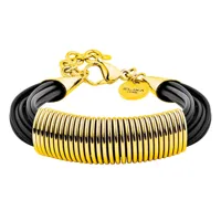 elixa el124-9378 bracelet doré  homme