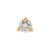 delfina delettrez 18kt gold dots solitaire diamond and pearl earring - blanc