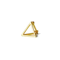 shihara boucle d'oreille triangle 10 - métallisé