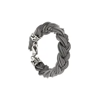 emanuele bicocchi braided bracelet - métallisé