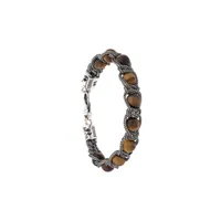 emanuele bicocchi bracelet orné de perles - marron