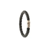 john hardy bracelet à design tressé - noir