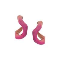 annelise michelson petites boucles d'oreilles dechainee - rose