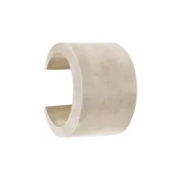 parts of four bracelet manchette crescent - argent