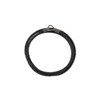 nialaya jewelry bracelet en cuir - noir