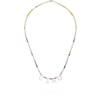 roxanne first collier orné de pierres précieuses à pendentif ciao - rouge