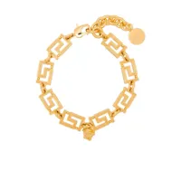 versace bracelet en chaîne medusa - or