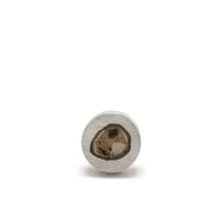 parts of four puce d'oreille incrustée de diamants - argent