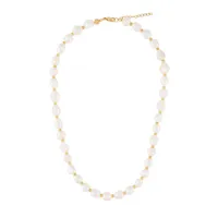 nialaya jewelry collier ras-du-cou à perles d'eau douce - blanc