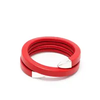 bottega veneta bracelet à design multi-tour - rouge