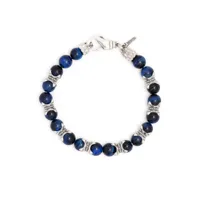 emanuele bicocchi bracelet à perles dépareillées - bleu