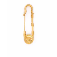 versace broche safety-pin medusa - or