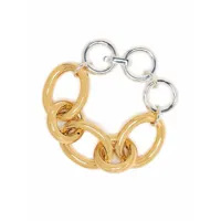 jil sander bracelet à détail de chaîne - or