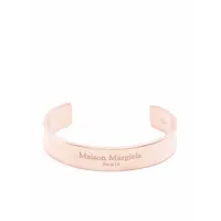 maison margiela bracelet à logo gravé - rose