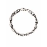 emanuele bicocchi bracelet en chaîne à perles - argent