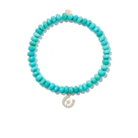 sydney evan bracelet starburst en or 14ct orné de turquoise et de diamants