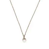 emanuele bicocchi collier à pendentif en perle - argent